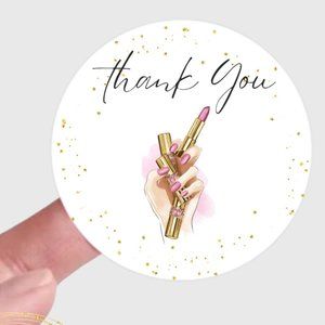 Thank You Stickers for Packaging Supplies Size 2 Inches